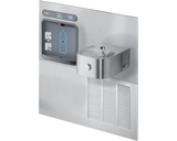 Halsey Taylor HTHB HRF RF retrofit bottle filler kit filterless stainless steel color finish compatible with HRF fountains
