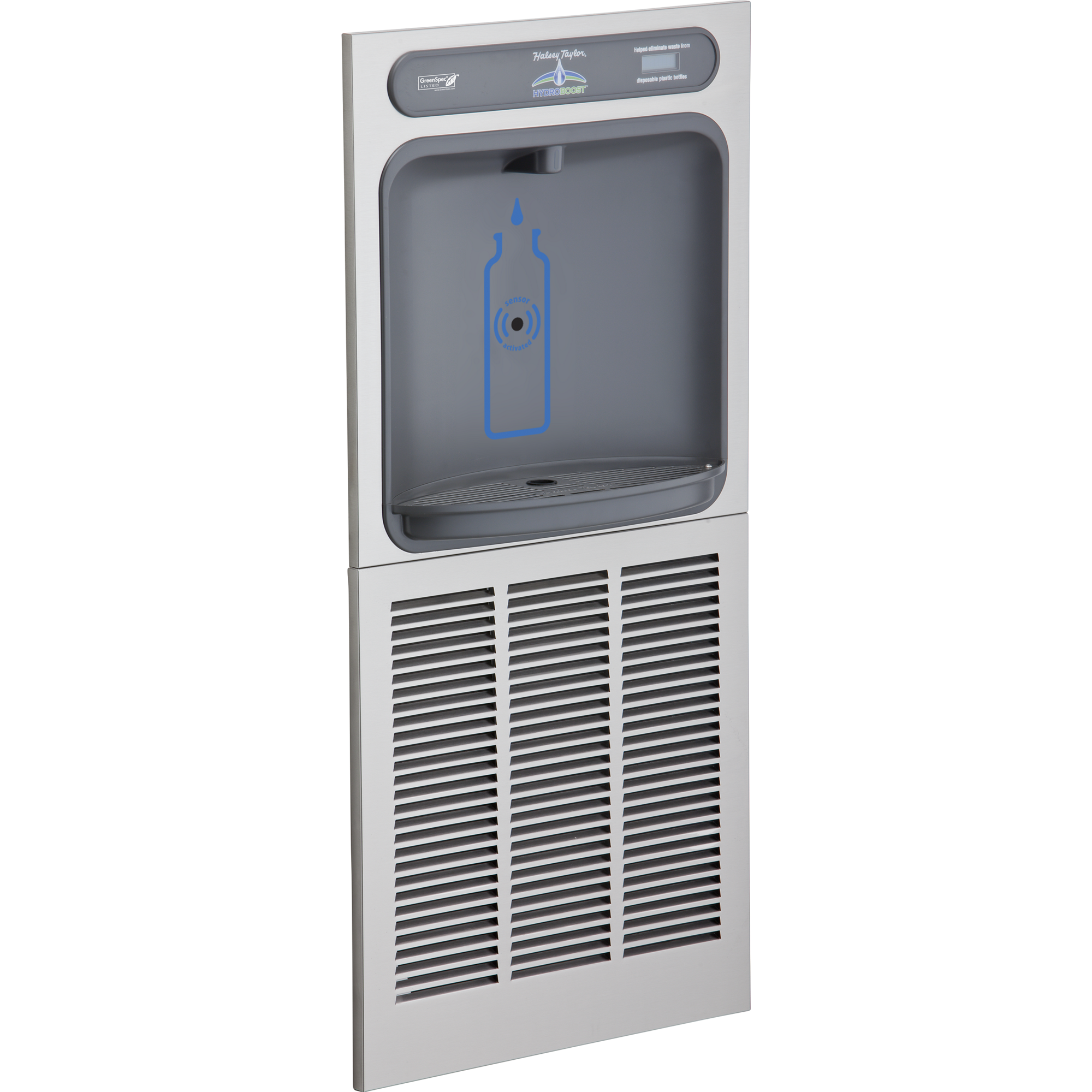 Halsey Taylor HTHB8-NF | In-wall Bottle Filler | Non-filtered, Refrigerated, Hands-free (comes with Mounting Frame)
