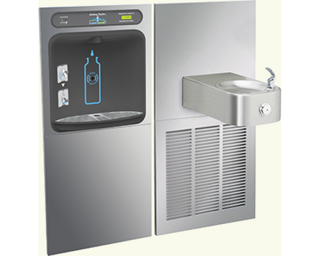 Halsey Taylor Bi-Level Bottle Filler HTHBWF-HRFER Filtered - BottleFillingStations.com