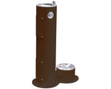 Elkay LK4400DB | Freestanding Drinking Fountain | Filterless, Non-refrigerated, Includes a Dog-bowl / Pet fountain - BottleFillingStations.com