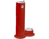 Elkay LK4400DBFRK | Freestanding Drinking Fountain | Filterless, Non-refrigerated, Freeze-resistant, Includes a Dog-bowl / Pet fountain