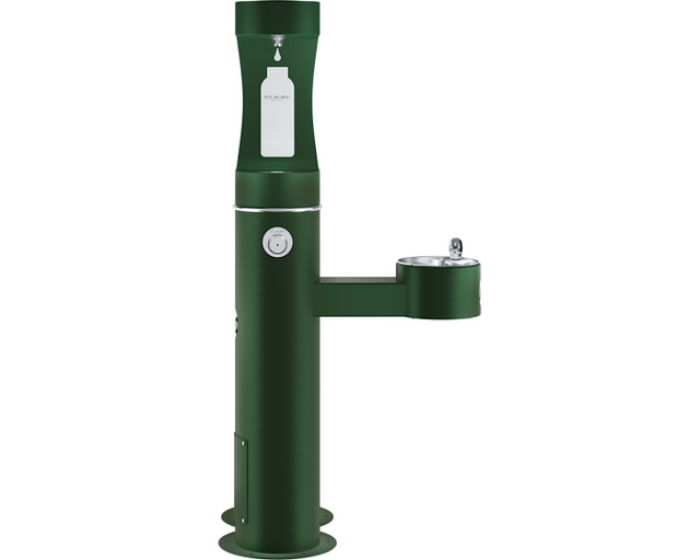 Elkay LK4420BF1UDB | Freestanding Bottle Filling Station | Filterless, Non-refrigerated, Includes a Dog-bowl / Pet fountain - BottleFillingStations.com