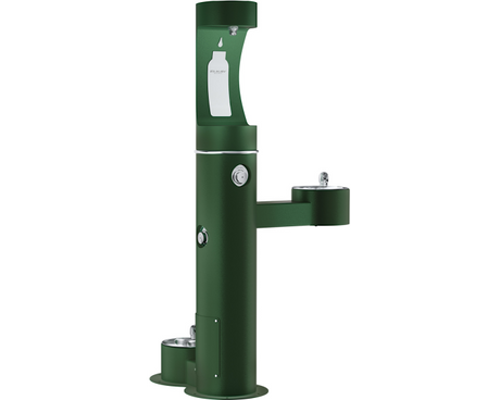 Elkay LK4420BF1UDB | Freestanding Bottle Filling Station | Filterless, Non-refrigerated, Includes a Dog-bowl / Pet fountain - BottleFillingStations.com