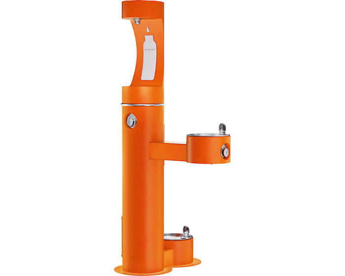 Elkay LK4420BF1UDB | Outdoor Bottle Filling Station w/ Dog