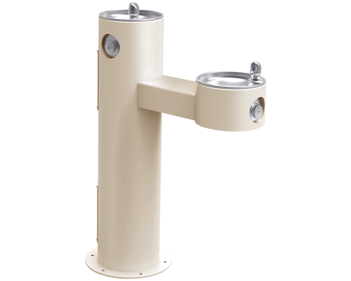 Elkay LK4420 | Freestanding Bi-level Drinking Fountain | Filterless, Non-refrigerated - BottleFillingStations.com