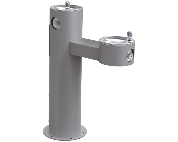 Elkay LK4420 | Freestanding Bi-level Drinking Fountain | Filterless, Non-refrigerated - BottleFillingStations.com