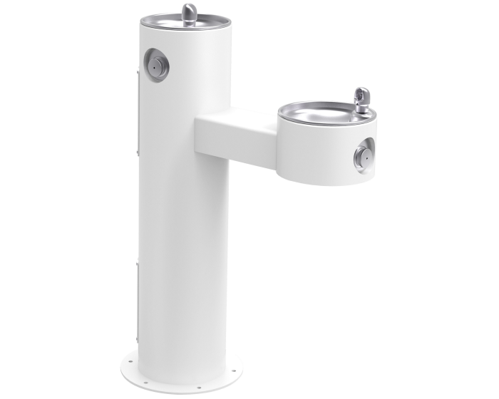 Elkay LK4420 | Freestanding Bi-level Drinking Fountain | Filterless, Non-refrigerated - BottleFillingStations.com