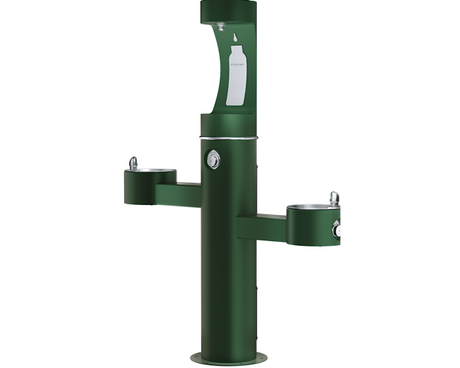 Elkay LK4430BF1U | Freestanding Tri-level Bottle Filling Station | Filterless, Non-refrigerated - BottleFillingStations.com