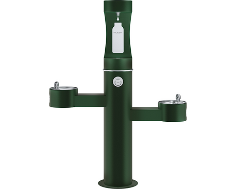 Elkay LK4430BF1UFRK | Freestanding Tri-Level Outdoor Bottle Filling Station | Freeze-resistant