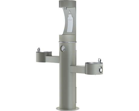 Elkay LK4430BF1U | Freestanding Tri-level Bottle Filling Station | Filterless, Non-refrigerated - BottleFillingStations.com