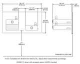 Elkay LKAPR2 | Cane Apron | For use with EHW units, Stainless Steel - BottleFillingStations.com