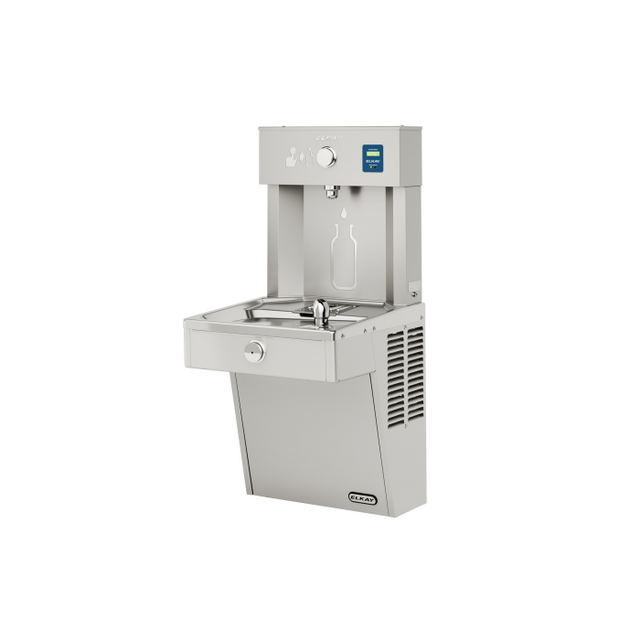 Elkay LVRC8WSK | Wall-mount Bottle Filling Station | Filtered, Refrigerated, VRC-style fountain, Fully Vandal-resistant - BottleFillingStations.com