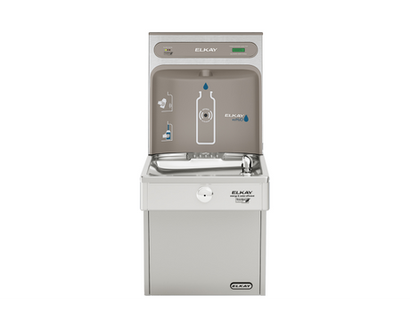 Elkay LVRCGRN8WSK | Wall-mount Bottle Filling Station | Filtered, High-efficiency chiller, VRC-style fountain - BottleFillingStations.com