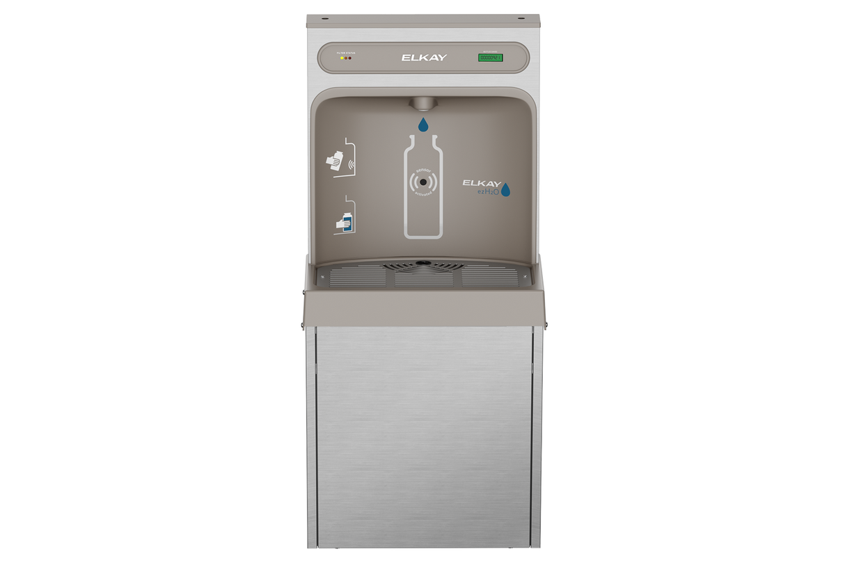 Elkay LZ8WSSSMC | Surface Mount Bottle Filling Station | Filtered, Refrigerated