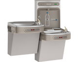 Elkay LZOOTL8WSLK | Wall-mount Bi-level Bottle Filling Station | Filtered, Refrigerated, EZ-style fountain, Hands-free (dual), Granite Gray