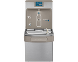 Elkay LZS8WSSP | Wall-mount Enhanced EZH2o Bottle Filling Station | Filtered, Refrigerated, EZ-style fountain, Stainless Steel - BottleFillingStations.com