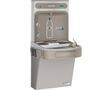 Elkay LZSG8WSLK | Wall-mount Bottle Filling Station | Filtered, High-efficiency chiller, EZ-style fountain, Granite Gray - BottleFillingStations.com