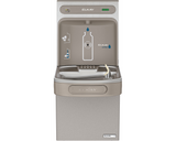 Elkay LZSG8WSLK | Wall-mount Bottle Filling Station | Filtered, High-efficiency chiller, EZ-style fountain, Granite Gray - BottleFillingStations.com