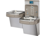 Elkay LZSTL8WSSP |  Wall-mount Enhanced EZH2o Versatile Bi-level Bottle Filling Station | Filtered, Refrigerated, EZ-style fountains, Stainless Steel - BottleFillingStations.com