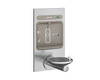 Elkay LZWS-EDFPBM114K | In-wall Bottle Filling Station | Filtered, Non-Refrigerated, SwirlFlo fountain (comes with Mounting Frame) - BottleFillingStations.com