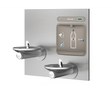 Elkay LZWS-EDFPBM117K |  In-wall Bi-level Bottle Filling Station | Filtered, Non-Refrigerated, SwirlFlo fountain - BottleFillingStations.com