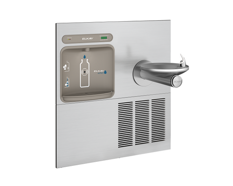 Elkay LZWS-ERPB8-RF| In-wall Retrofit Bottle Filler | Filtered, Refrigerated (For use with Elkay bi-level refrigerated SwirfFlo fountains) - BottleFillingStations.com