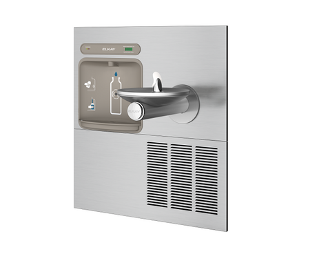 Elkay LZWS-ERPB8-RF| In-wall Retrofit Bottle Filler | Filtered, Refrigerated (For use with Elkay bi-level refrigerated SwirfFlo fountains) - BottleFillingStations.com