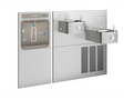 Elkay LZWS-SS28K | In-wall Bi-level Bottle Filling Station | Filtered, Refrigerated, Soft-sides drinking fountains, Stainless Steel color finish - BottleFillingStations.com