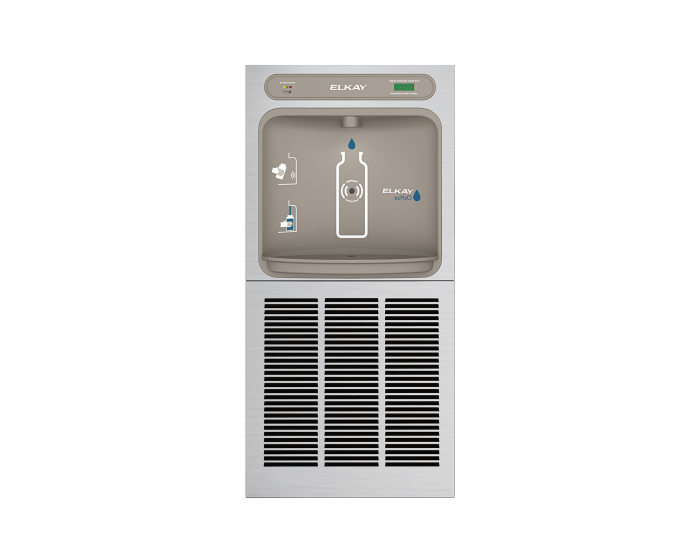 Elkay LZWSGRN8K | In-wall Bottle Filler | Filtered, High-efficiency chiller, Hands-free - BottleFillingStations.com