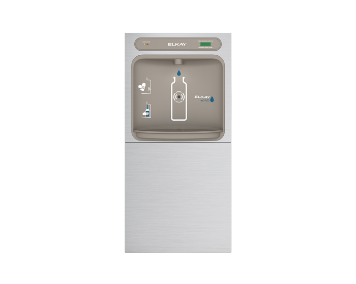 Elkay LZWSMDK | In-wall Bottle Filler | Filtered, Non-refrigerated, Hands-free (comes with Mounting Frame) - BottleFillingStations.com