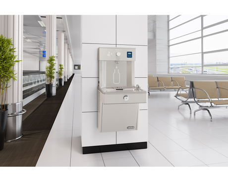 Elkay VRC8WSK | Wall-mount Bottle Filling Station | Filterless, Refrigerated, VRC-style fountain, Fully Vandal-resistant - BottleFillingStations.com