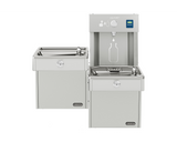 Elkay VRCTL8WSK | Wall-mount Bi-Level Bottle Filling Station | Filterless, Refrigerated, VRC-style Fountains, Fully Vandal-resistant, Stainless Steel - BottleFillingStations.com