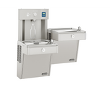 Elkay VRCTLRDDWSK | Wall-mount Bi-Level Reverse Bottle Filling Station | Filterless, Non-refrigerated, VRC-style Fountains, Fully Vandal-resistant, Stainless Steel - BottleFillingStations.com