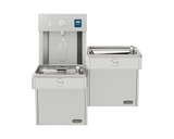 Elkay VRCTLRDDWSK | Wall-mount Bi-Level Reverse Bottle Filling Station | Filterless, Non-refrigerated, VRC-style Fountains, Fully Vandal-resistant, Stainless Steel - BottleFillingStations.com