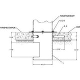 Elkay 97890C | Direct bury Adapter Kit (for 4400 tubular fountains) - BottleFillingStations.com