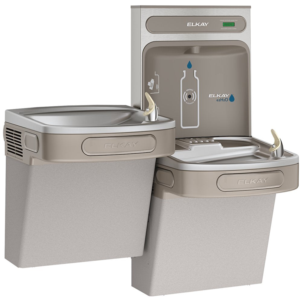 Elkay EZSTL8WSLC | ezH2O Bi-Level Water Cooler | Light Gray