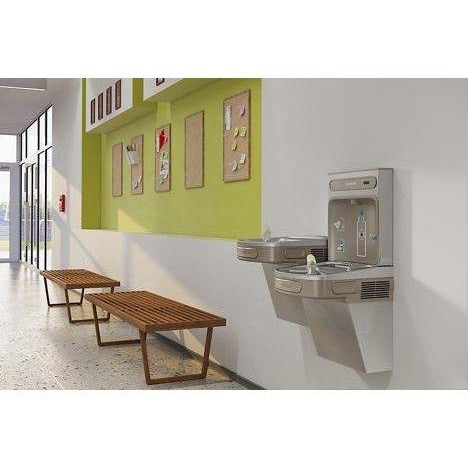 Elkay EZSTLDDWSSK | Wall-mount Versatile Bi-Level Bottle Filling Station | Filterless, Non-refrigerated, Stainless Steel - BottleFillingStations.com