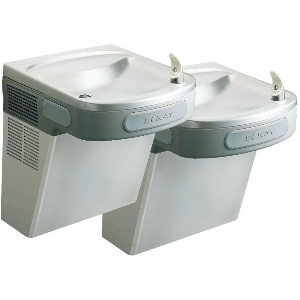 Elkay EZSTLDDSC | Wall-mount Versatile Bi-Level Drinking Fountain | Filterless, Non-refrigerated, EZ-style, Stainless Steel - BottleFillingStations.com