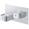 Elkay EDFP217RAC | Bi-Level In-Wall Soft-sides Drinking Fountain | Filterless, Non-refrigerated, Stainless Steel - BottleFillingStations.com