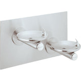 Elkay EDFPB117C | Bi-Level In-Wall SwirlFlo Drinking Fountain | Filterless, Non-refrigerated, Stainless Steel - BottleFillingStations.com