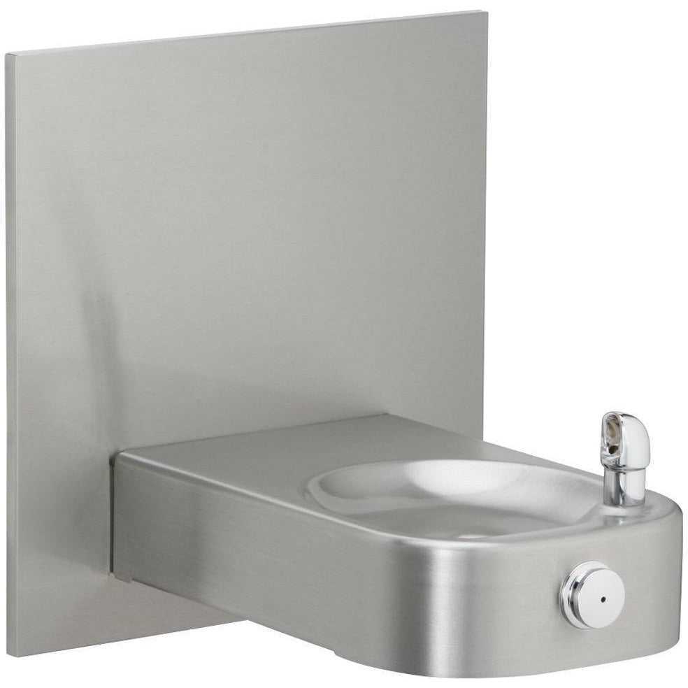 Elkay EHWM17C | In-wall Soft-sides Drinking Fountain | Filterless, Non-refrigerated, Fully Vandal-resistant, Stainless Steel - BottleFillingStations.com
