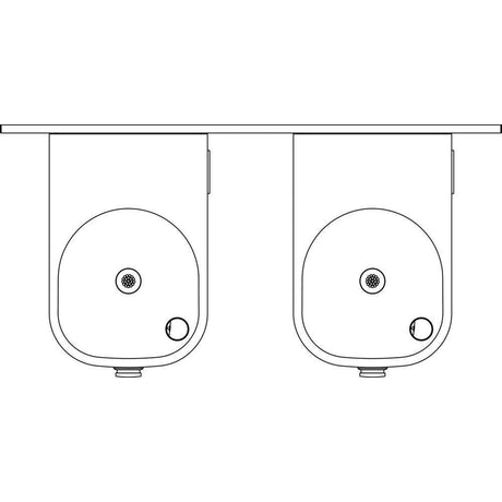 Elkay EHWM217C | In-wall Bi-Level Soft-sides Drinking Fountain | Filterless, Non-refrigerated, Fully Vandal-resistant, Stainless Steel - BottleFillingStations.com
