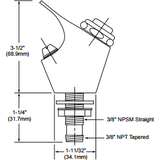 Elkay LK142 | Bubbler Pushbutton (for use with EDF214WC, DRKR, EDF15R, and EFWC16 units) - BottleFillingStations.com