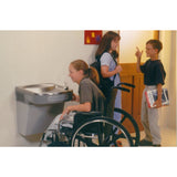 Elkay EZS8L | Wall-mounted Drinking Fountain | Filterless, Refrigerated, Granite Gray - BottleFillingStations.com