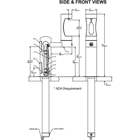 Elkay LK4410BFFRK | Freestanding Bottle Filler | Filterless, Non-refrigerated, Freeze-resistant - BottleFillingStations.com