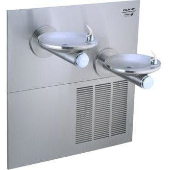 Elkay LRPBGRNM28K | In-wall Bi-Level Swirlflo Drinking Fountain | Filtered, High-efficiency chiller, (comes with Mounting Frame) - BottleFillingStations.com