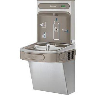 Elkay EZSDWSVRSK |  Wall-mount Bottle Filling Station | Filterless, Non-refrigerated, EZ-style fountain, Vandal-resistant Bubbler, Stainless Steel - BottleFillingStations.com