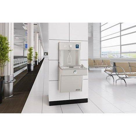 Elkay LVRCDWSK | Wall-mount Bottle Filling Station | Filtered, Non-refrigerated, VRC-style fountain, Fully Vandal-resistant - BottleFillingStations.com