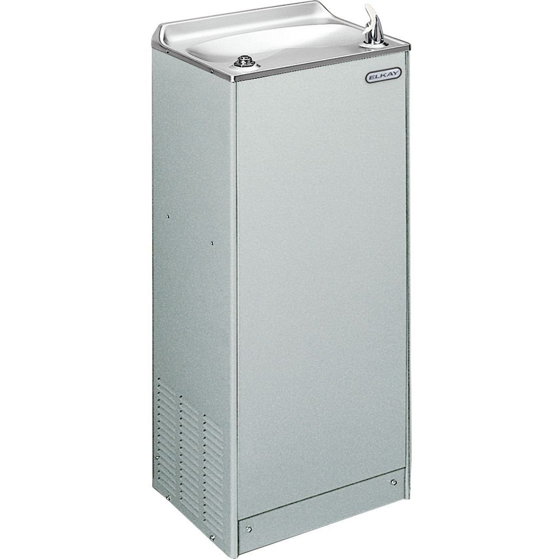 Elkay EFA16L1Y | Freestanding Drinking Fountain | Filterless, Refrigerated, Granite Gray - BottleFillingStations.com