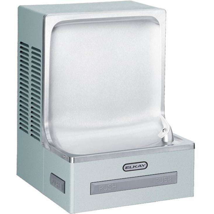 Elkay EHFSA8S1Z | Wall-mount Drinking Fountain | Filterless, Refrigerated, Stainless Steel - BottleFillingStations.com